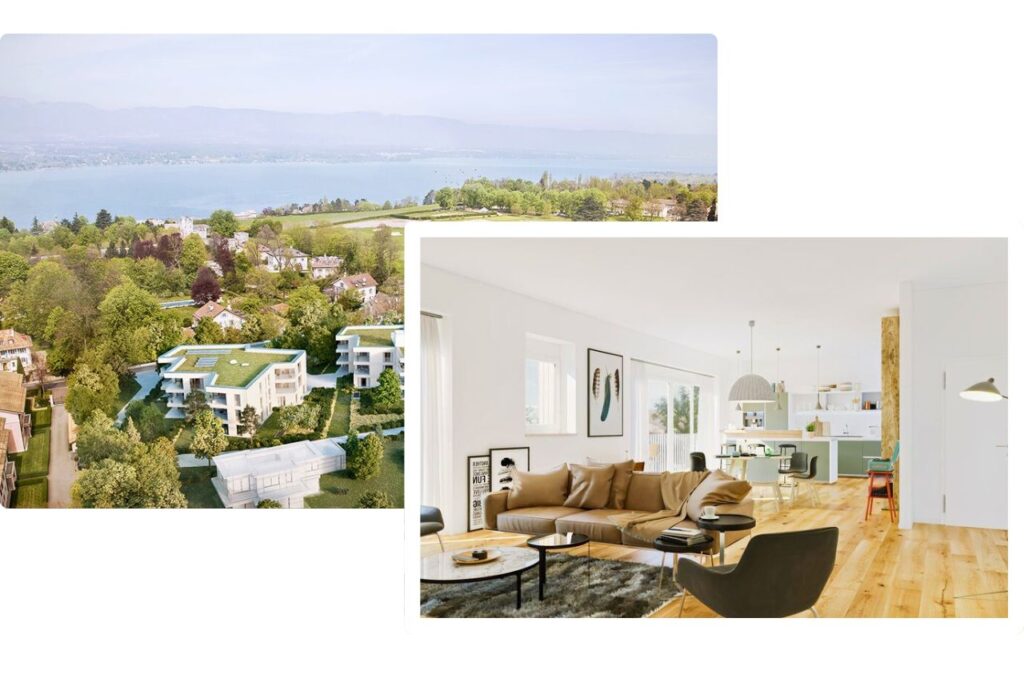 Tendance prix au m2 appartement Chêne-Bougeries